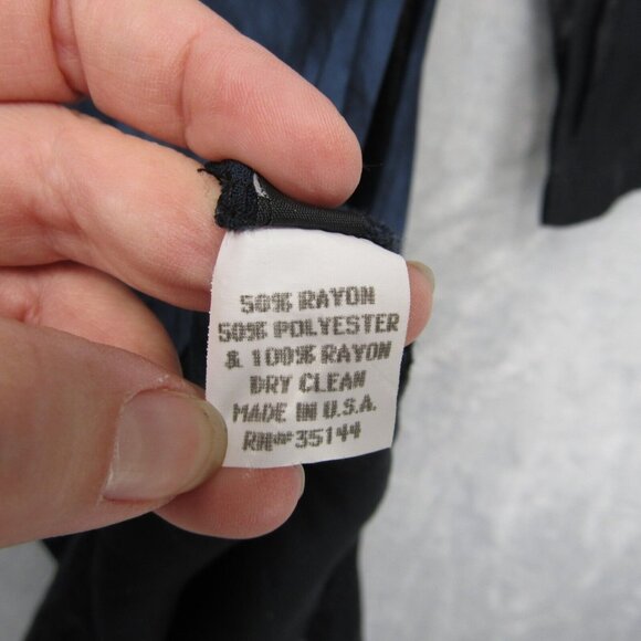 Coco & Juan Lagenlook Black Blue Abstract Asymmetric Maxi Dress 0 Stretchy - Picture 7 of 13